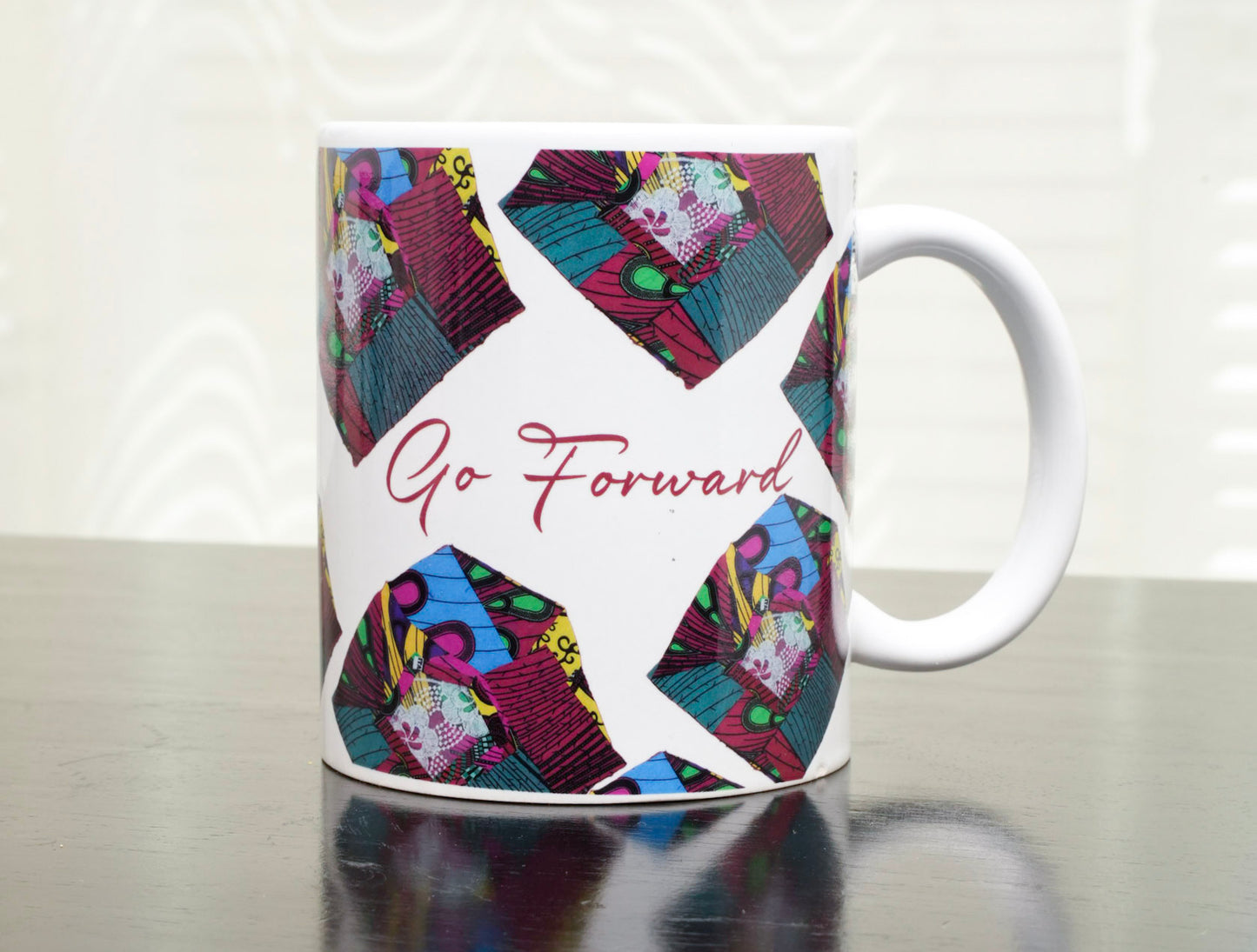 Teevaneinteriors Mug Deal, Coffee Mug, Tea Mug, African Print & Transition - Normal Mug WHT