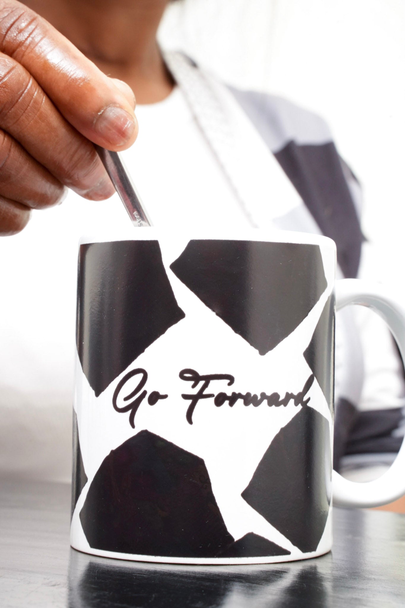 Teevaneinteriors Mug Deal, Coffee Mug, Tea Mug, African Print & Transition - Normal/Magic Mug WHT
