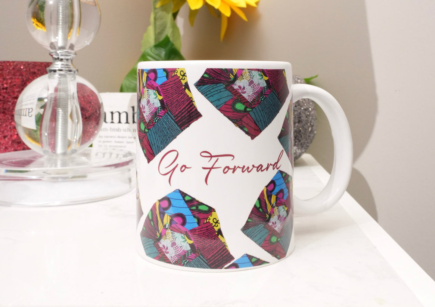 Teevaneinteriors Mug Deal, Coffee Mug, Tea Mug, African Print & Transition - Normal Mug WHT