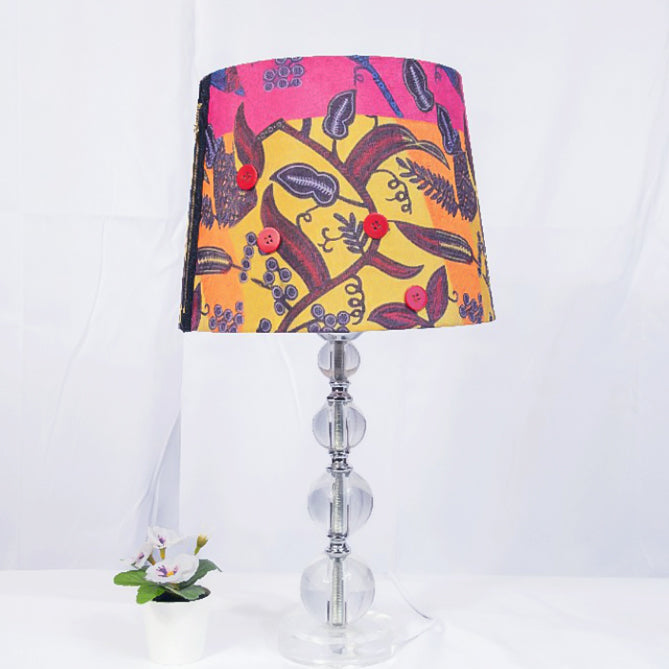 Teevaneinteriors Spring Sunset Lamp, Bedside, Livingroom, Coffee Table Lamp, Tee African PrintLamp