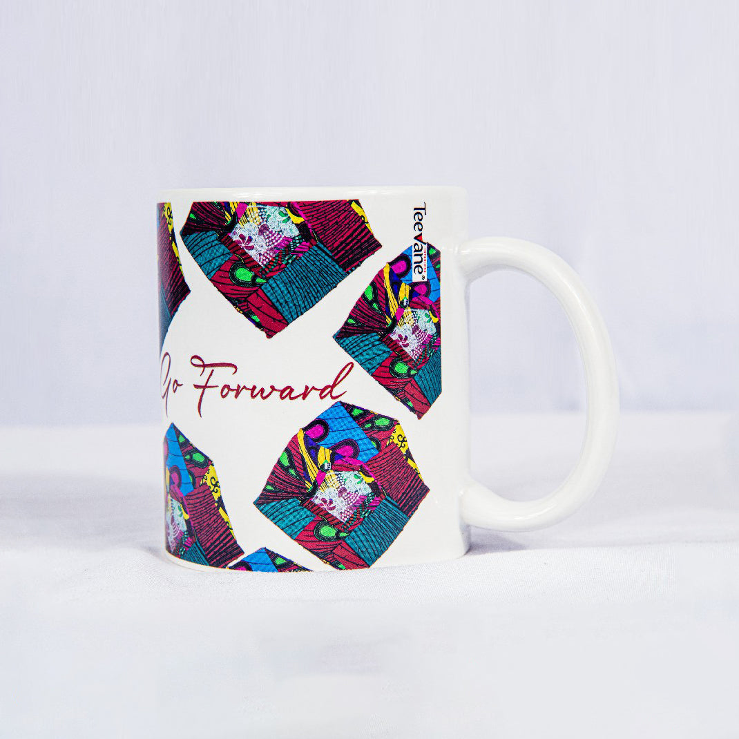 Teevaneinteriors Mug Deal, Coffee Mug, Tea Mug, African Print & Transition - Normal Mug WHT