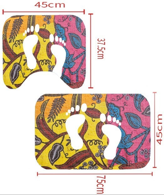 Teevaneinteriors Bathroom Mat, Bath Mats, Mats for Bathroom, Custom Print Mats